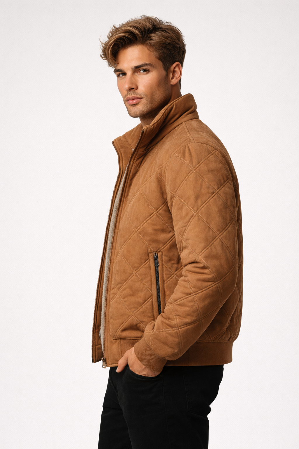 Giacca Uomo | Classico | Collo Alto | Inverno