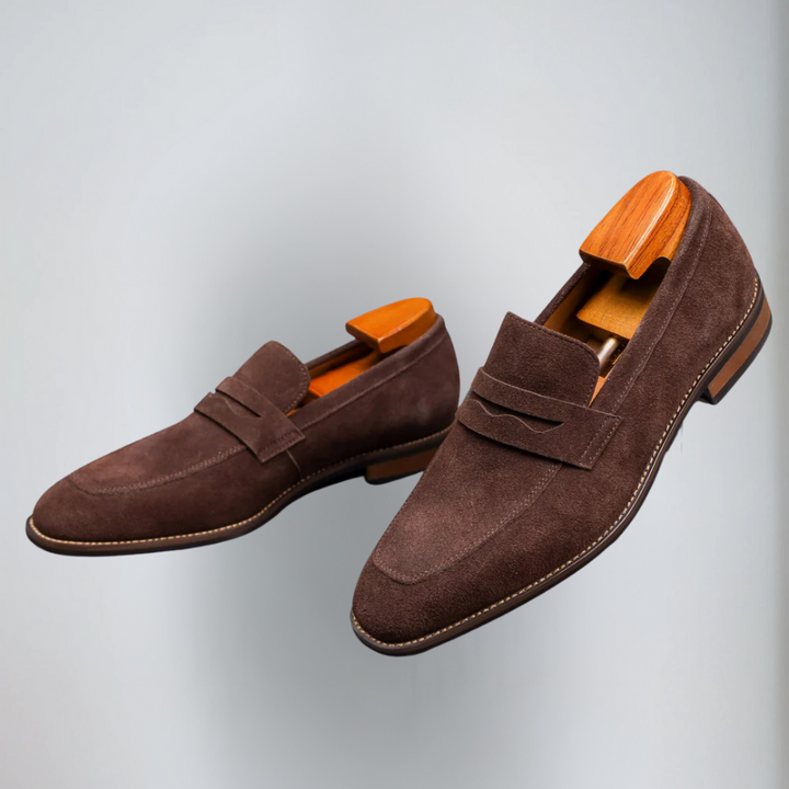 Mocassini da Uomo | Vera Pelle Suède | Slip-On Comfort | Elegante & Durevole