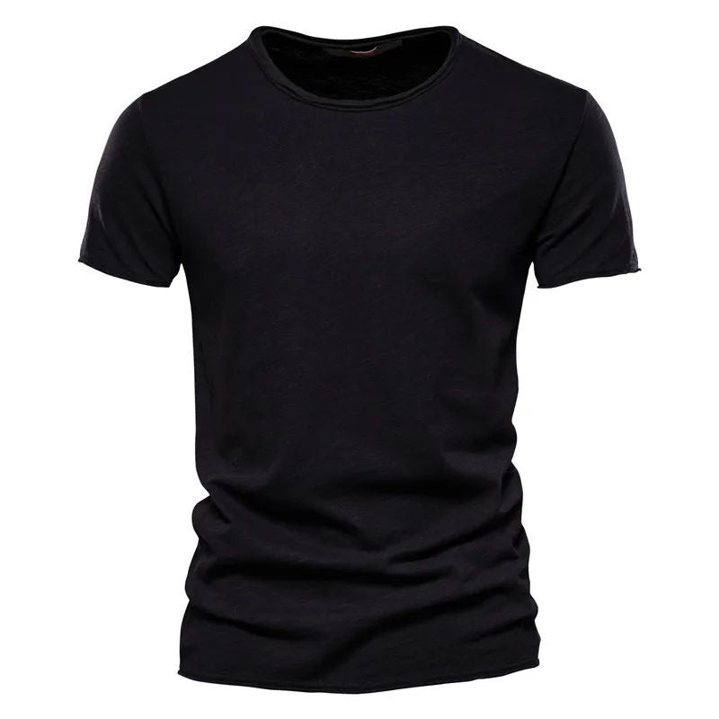 T-shirt da uomo | Vestibilità Slim Fit | Cotone Traspirante | Manica Corta | Top Casual