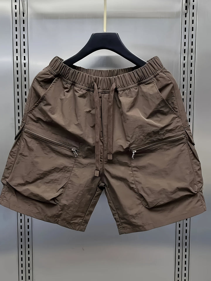 Pantaloni Corti da Uomo | Stampa Retro | Vestibilità Ampia & Molteplici Tasche | Leggeri