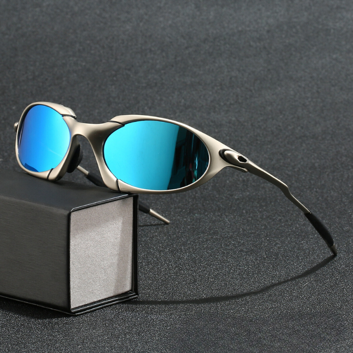 Occhiali da sole da uomo | Design sportivo | Lenti polarizzate | Protezione UV | Metallo leggero