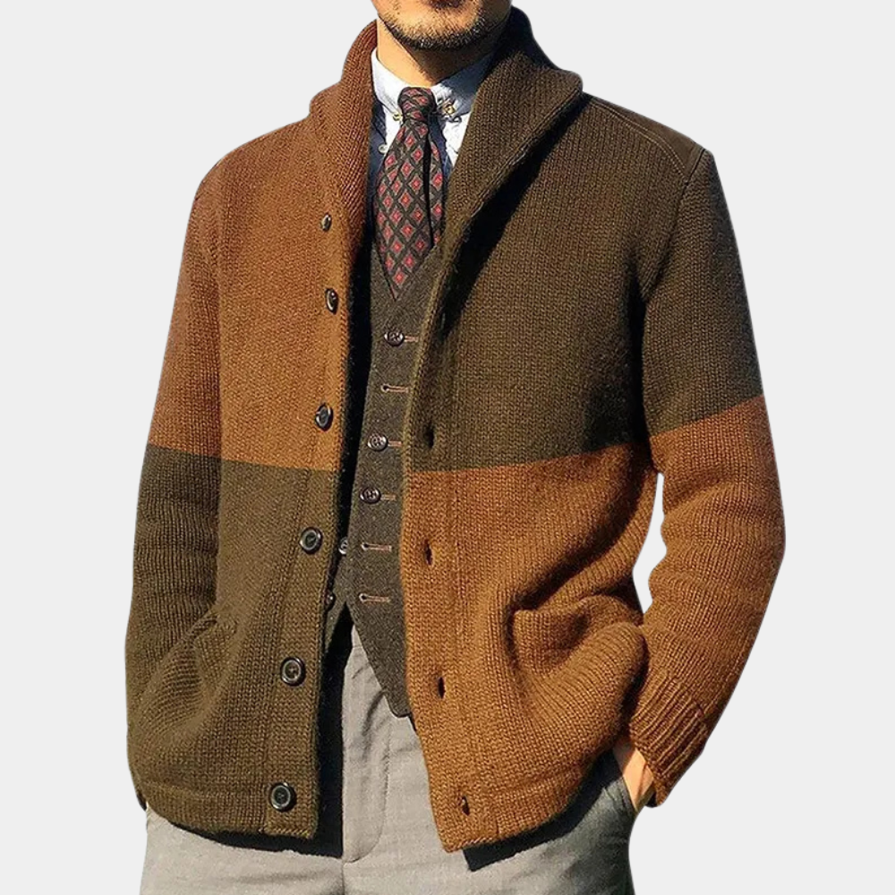 Cardigan lungo da uomo | Design classico | Chiusura con bottoni
