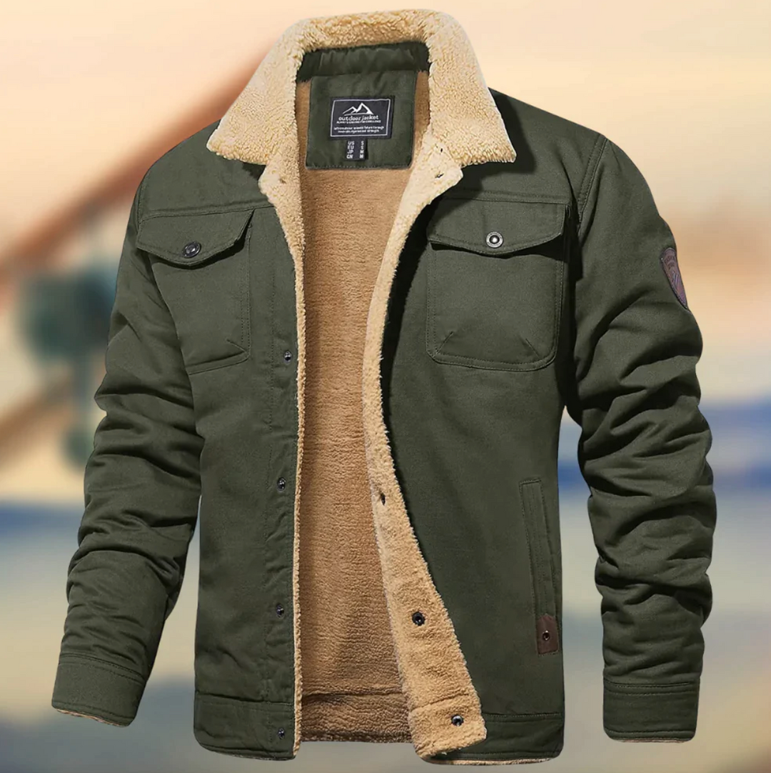 Giacca da uomo | Imbottita antivento invernale | Comoda e calda