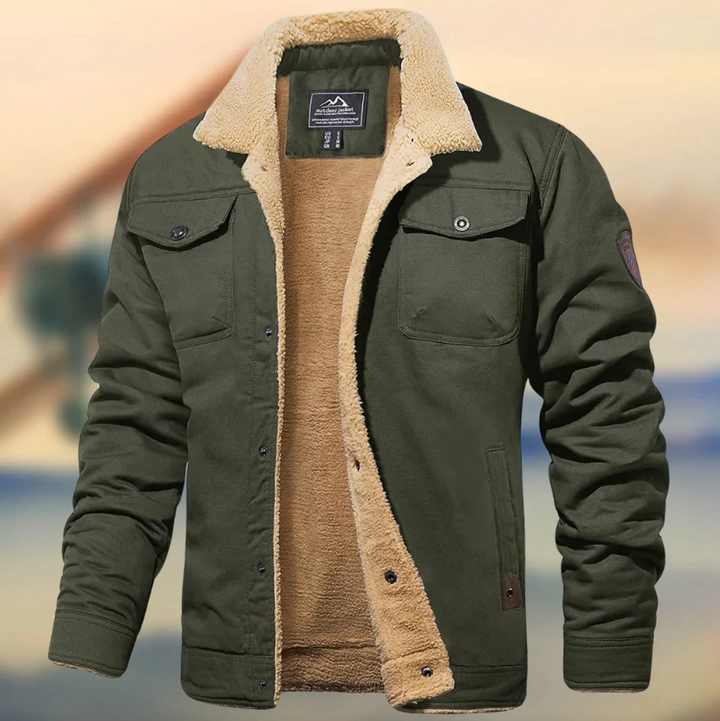 Giacca da uomo | Imbottita antivento invernale | Comoda e calda