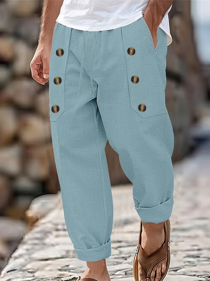 Heren Harembroek | Leggero & Traspirante | Stile da Spiaggia | Vestibilità Larga