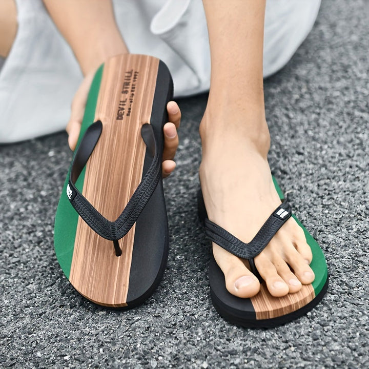 Ciabatte da Uomo | Antiscivolo & Inodore | Tomaia in EVA con Suola in Gomma | Slip-On Casual