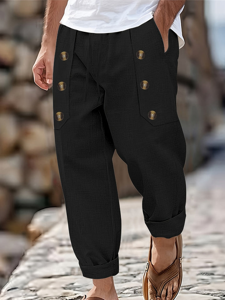 Heren Harembroek | Leggero & Traspirante | Stile da Spiaggia | Vestibilità Larga