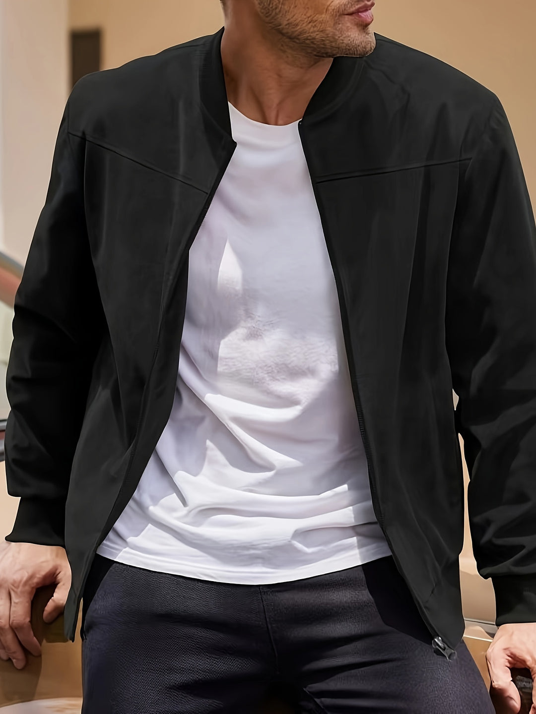 Giacca da Uomo | Leggera e Confortevole | Eleganza Versatile | Primavera e Autunno