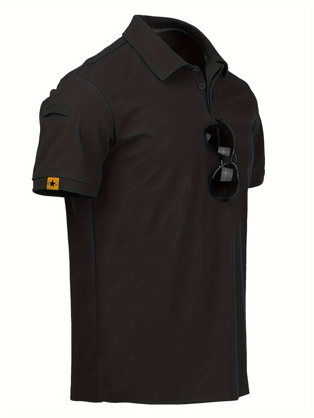 Polo Tattico da Uomo | Traspirante & Leggero | Collo: Polo | Attività Estive