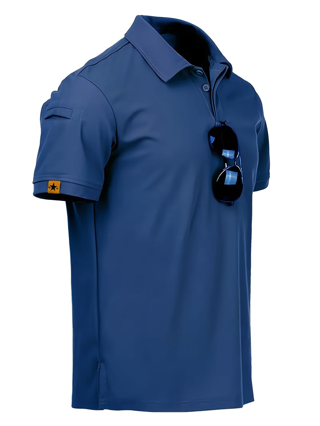 Polo Tattico da Uomo | Traspirante & Leggero | Collo: Polo | Attività Estive