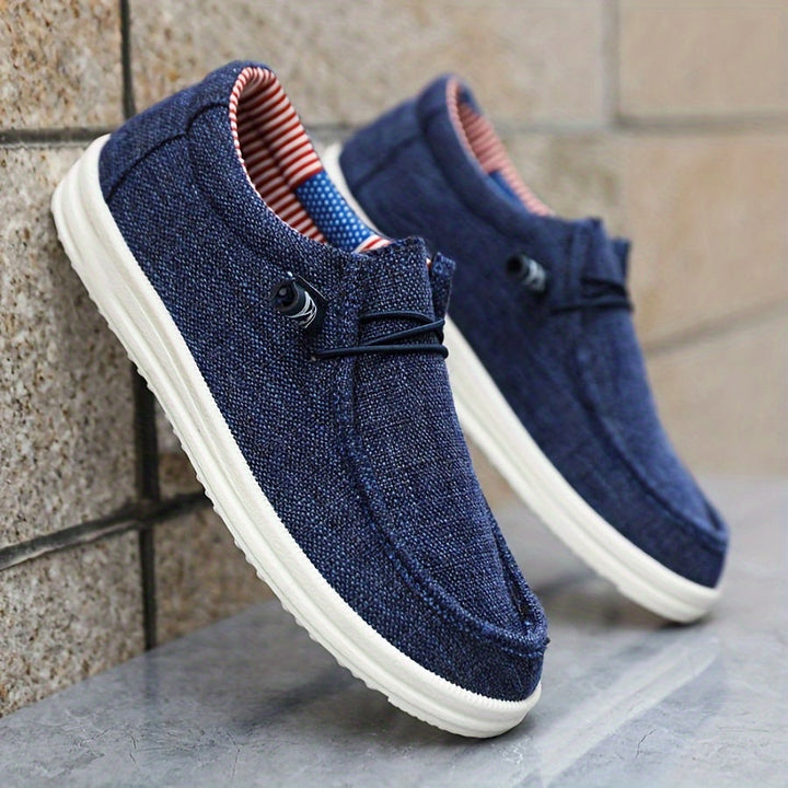 Scarpe Slip-On da Uomo | Canvas Leggero | Confortevoli & Casual | Lente