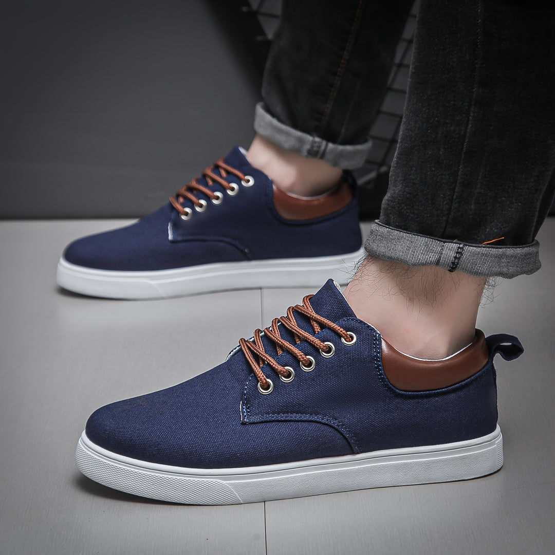 Sneakers in Tela da Uomo | Traspiranti & Leggere | Casual & Comode | Chiusura con Lacci