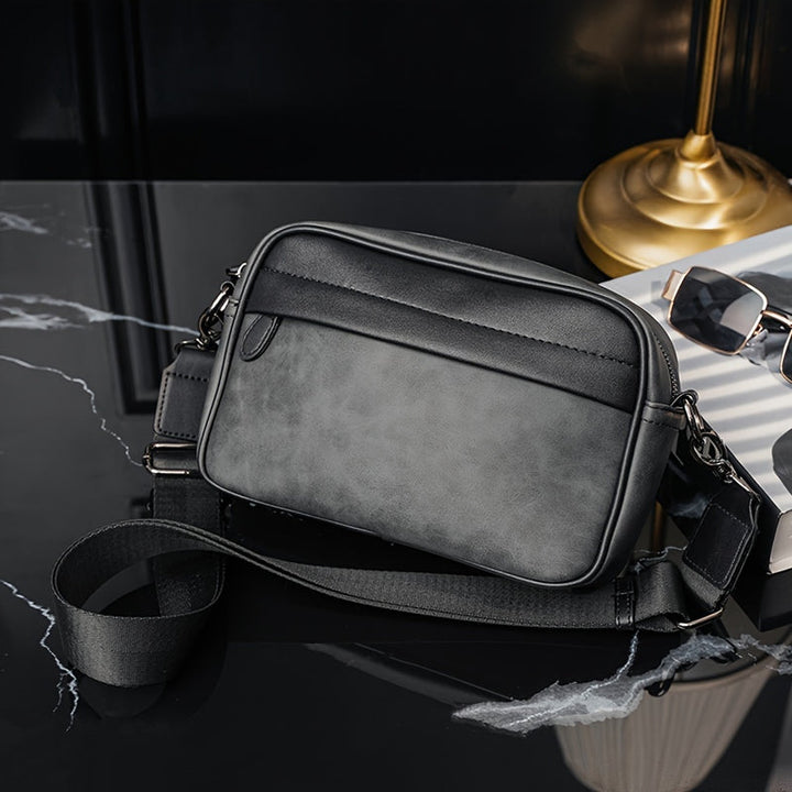 Borsa a Spalla da Uomo | Design Retro e Minimalista | Per Uso Quotidiano e Uscite
