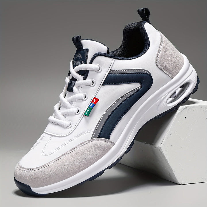 Sneaker da Uomo | In Pelle | Suola Antiscivolo | Chiusura con Lacci