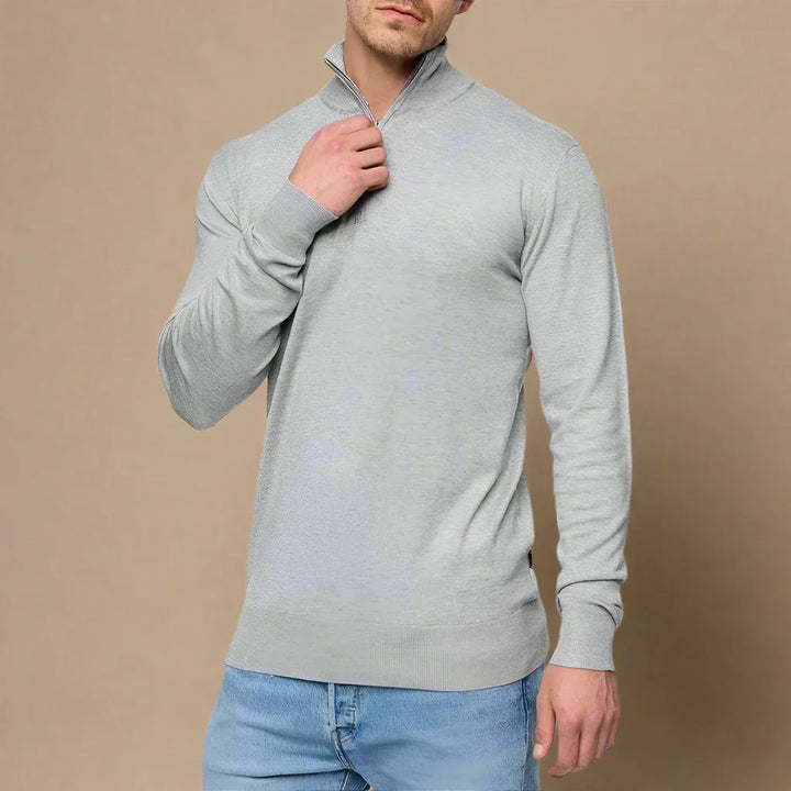 Maglione da uomo con zip | Casual | Maglieria invernale