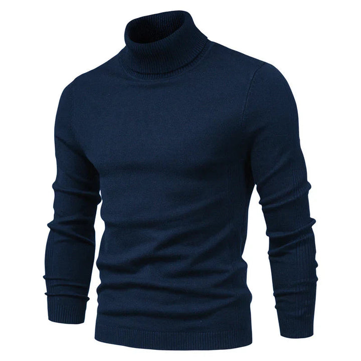 Maglione da uomo | Maglione a collo alto slim fit | Comodo maglione invernale