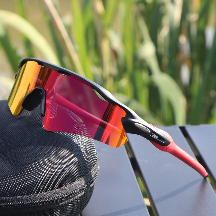 Occhiali da sole HD polarizzati per uomo | Montatura leggera | Protezione UV al 100% | Grip resistente al sudore
