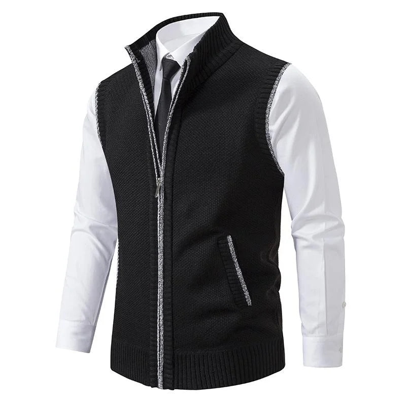 Maglioni Uomo | Classico Maglione con Rzip | Morbido e Caldo