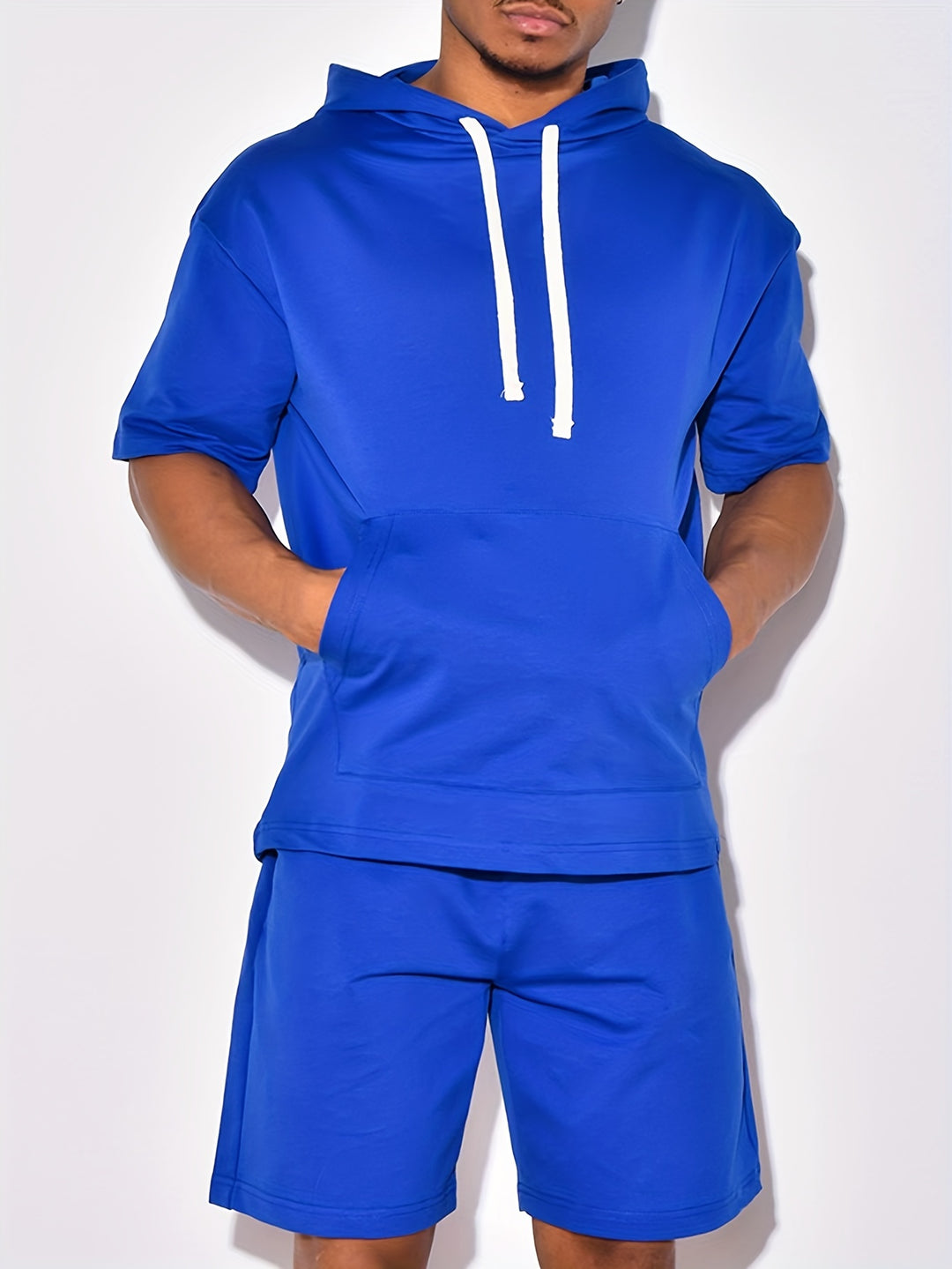 Felpa & Pantaloni Corti Set | Casual & Stile | Design Moderno | Uomini