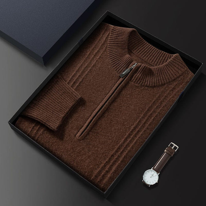 Maglione Uomo Invernale | Collo Alto | Maglia Morbida Fine