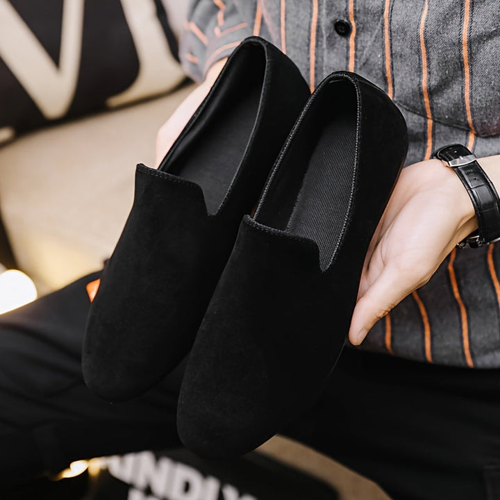 Mocassini da Uomo | Slip-On Casual | Leggeri e Confortevoli | Nero