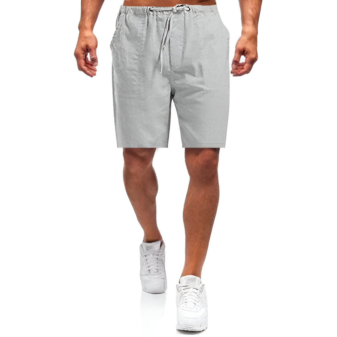 Shorts da Uomo | Stile Estivo Casual | Traspirante & Confortevole | Lino Cotone