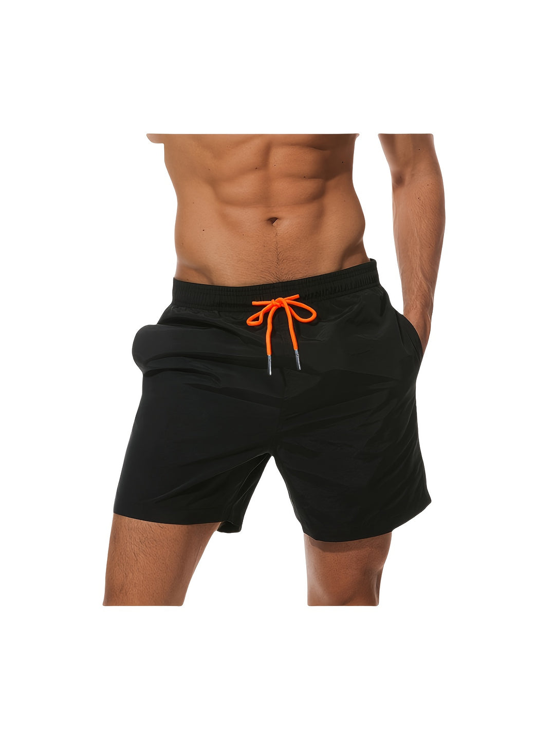 Short da bagno da uomo | Asciugatura rapida in nylon | Con fodera in rete e cordoncino | Confortevole e durevole