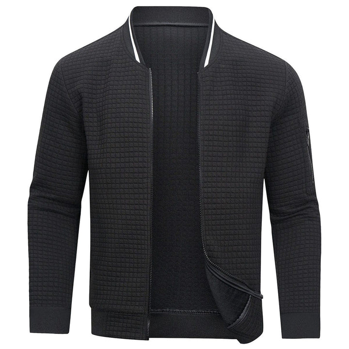 Giacca con Zip da Uomo | Felpa Outdoor Calda | Sportiva & Comoda | Colletto Baseball