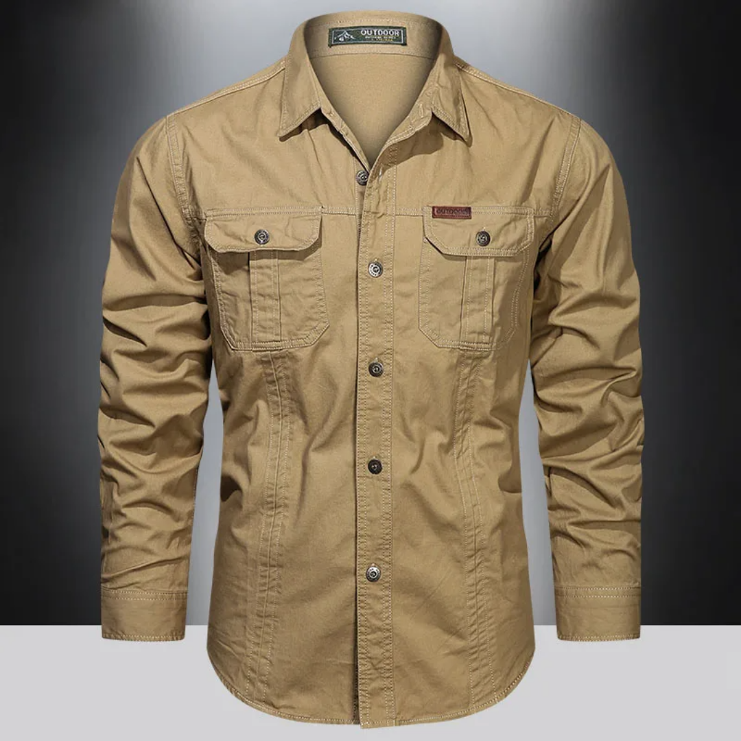 Camicia da Uomo Outdoor | Sostenibile & Funzionale | Cotone Resistente
