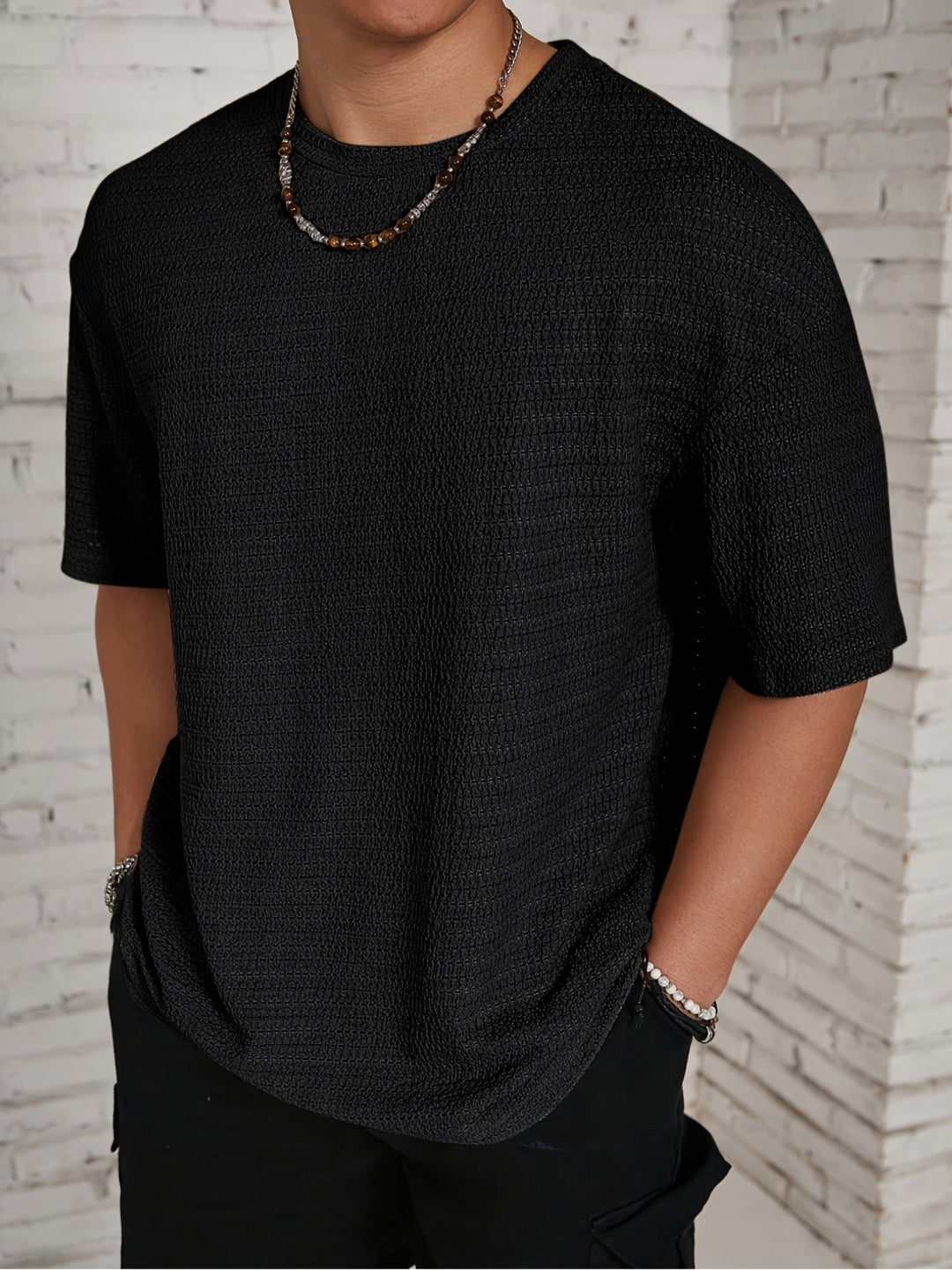 Camicia da Uomo | Leggera & Traspirante | Maniche Corte | Poliestere Premium