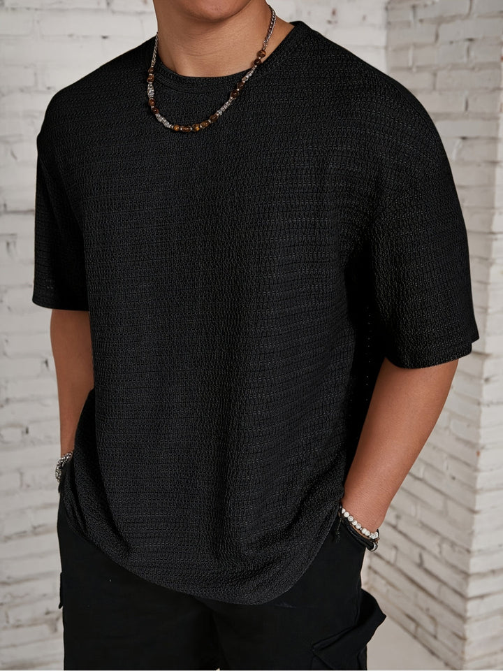 Camicia da Uomo | Leggera & Traspirante | Maniche Corte | Poliestere Premium