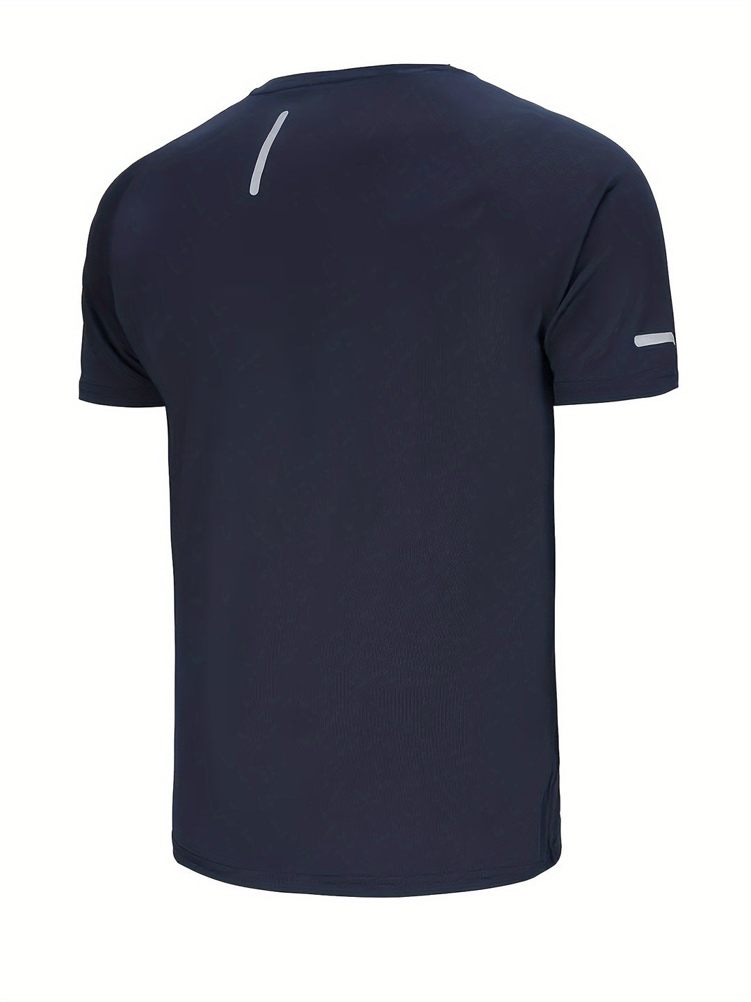 T-shirt Sportive da Uomo | Strisce Riflettenti | Traspirante & Asciugatura Rapida | Assorbente & Comfort Fit