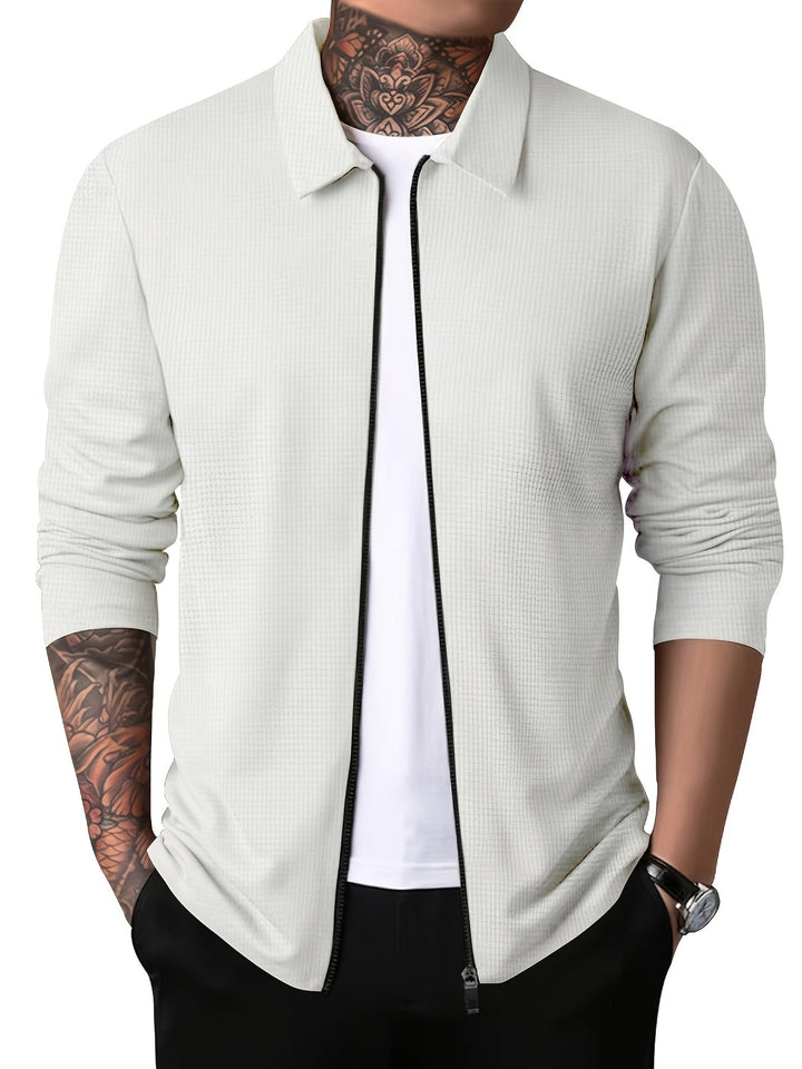 Giacca Uomo | Colore Unito | Taschino & Colletto a Revers | Primavera & Autunno