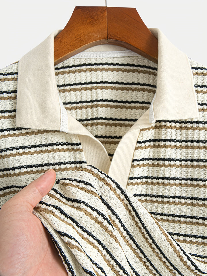 Polo da Uomo | Stripes, Confortevole e Traspirante | Modello Estivo
