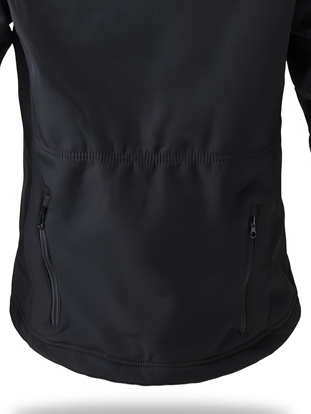 Giacca Tattica Uomo Slim Fit | Softshell & Antivento | Multi-Tasche con Cappuccio | Nera