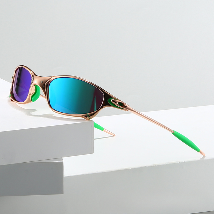 Occhiali da Sole da Uomo | Telaio Metallico Resistente | Lenti Polarizzate | Massima Protezione UV & Stile Outdoor