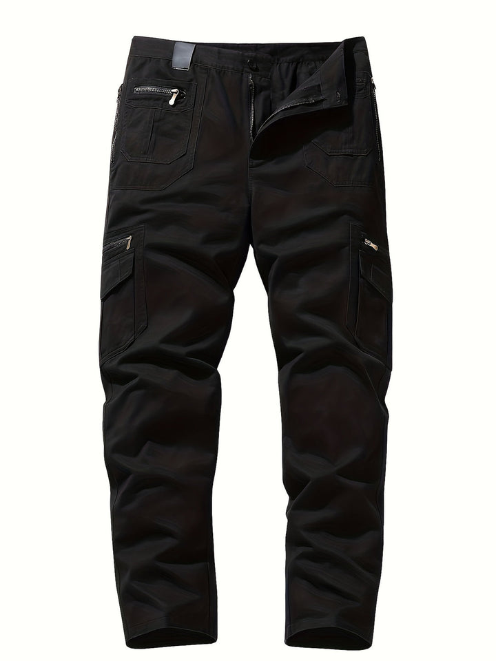 Pantaloni Cargo da Uomo | 100% Cotone | Comodi e Funzionali | Outdoor e Tempo Libero