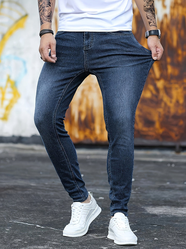 Jeans Slim Fit da Uomo | Classico & Confortevole | Denim Stile Urbano