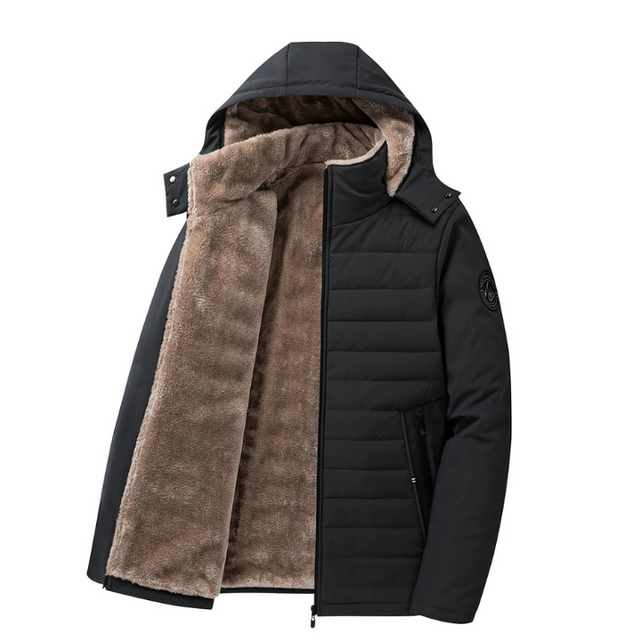 Giacca invernale da uomo | Chiusura con cerniera | Giubbotto con cappuccio