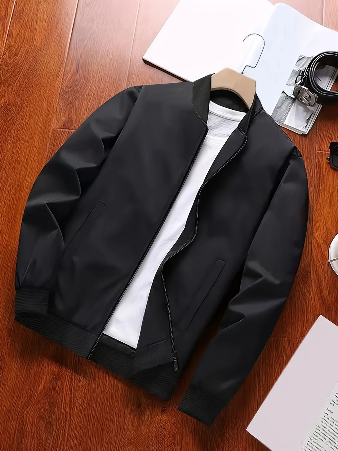 Giacca da uomo | Slim & Versatile | Design con Zip | Tasche Funzionali