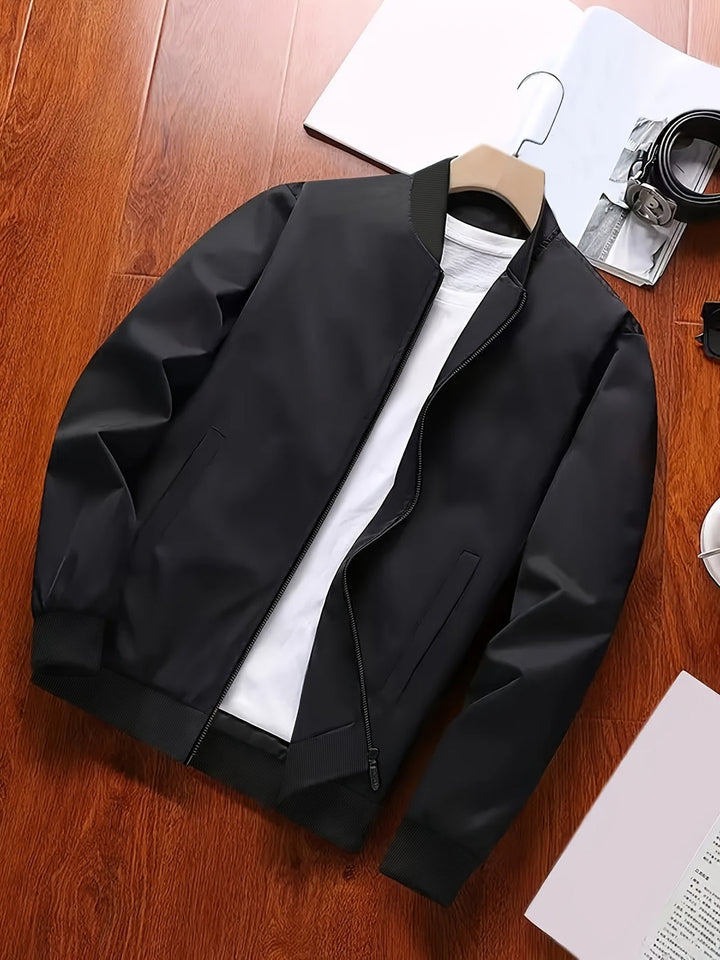 Giacca da uomo | Slim & Versatile | Design con Zip | Tasche Funzionali