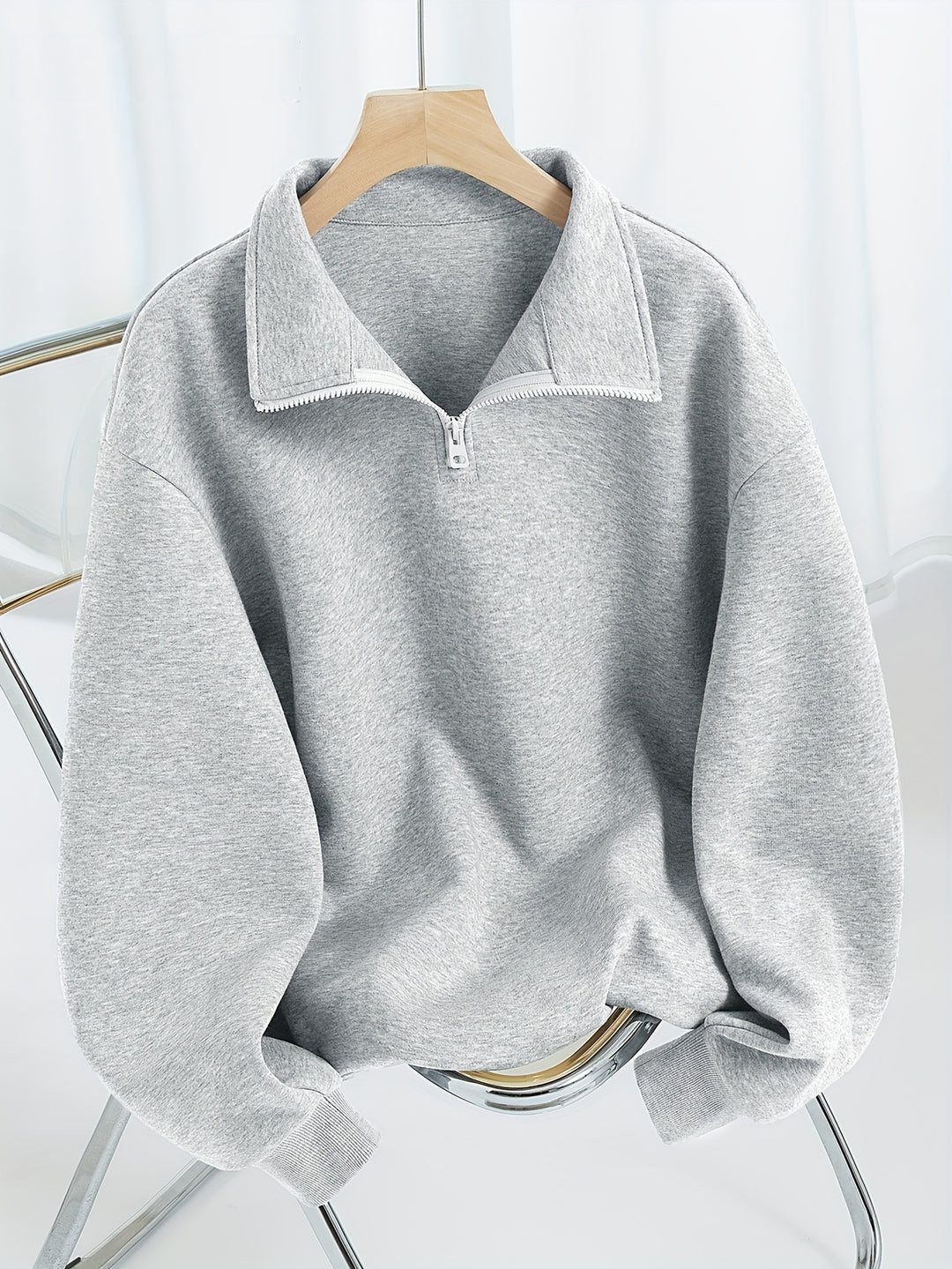 Maglione Casual Uomo | Leggero & Traspirante | Mezza Zip Resistente | Primaverile/Autunnale