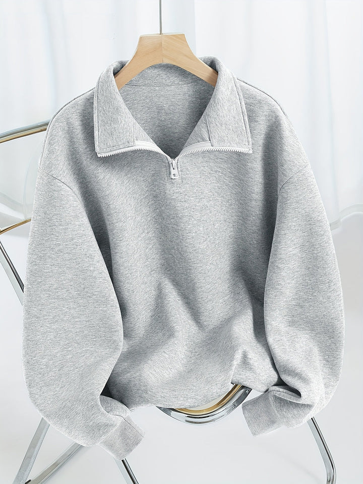 Maglione Casual Uomo | Leggero & Traspirante | Mezza Zip Resistente | Primaverile/Autunnale