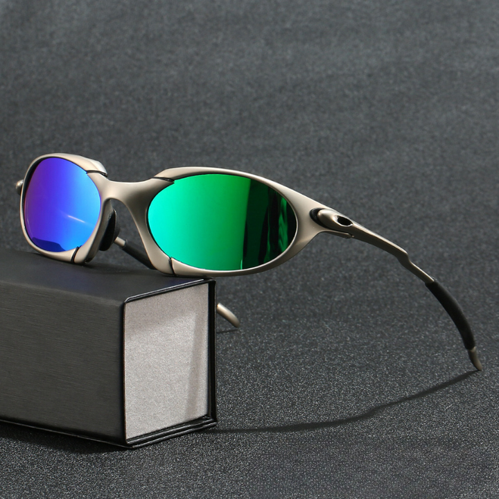 Occhiali da sole da uomo | Design sportivo | Lenti polarizzate | Protezione UV | Metallo leggero