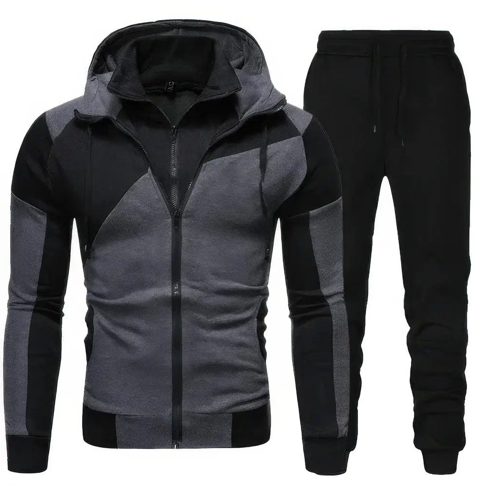 Completo da Uomo | Felpa con Cappuccio & Pantaloni Sportivi | Sportivo & Confortevole | 2 Pezzi