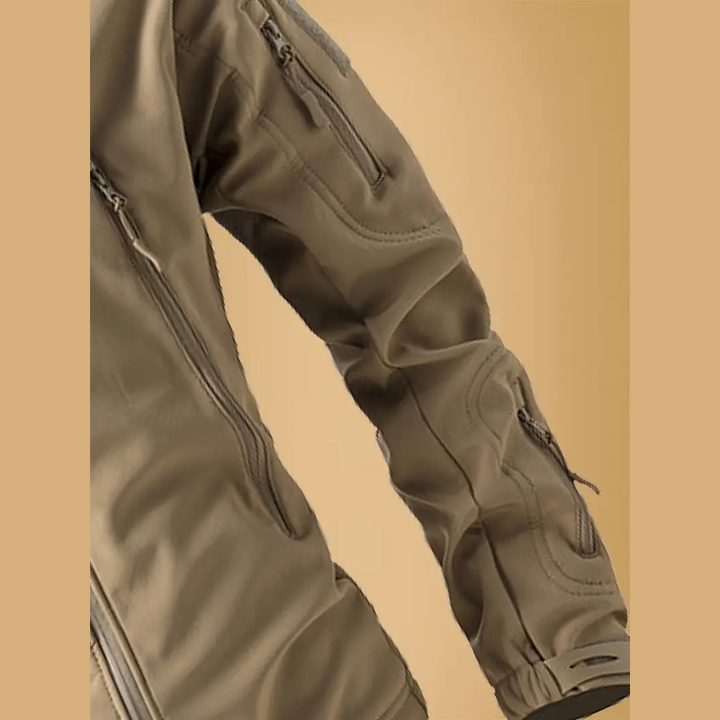 Giubbotto Uomo Invernale | Slim Fit Tattico | Softshell Antivento | Con Cappuccio