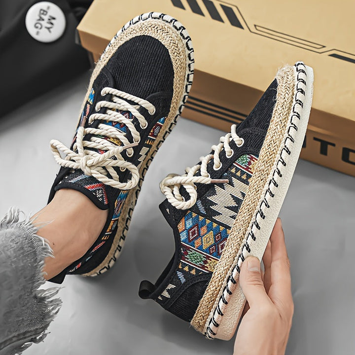 Sneakers Espadrille da Uomo | Stile Bohemien | Traspirante & Aspetto Vintage