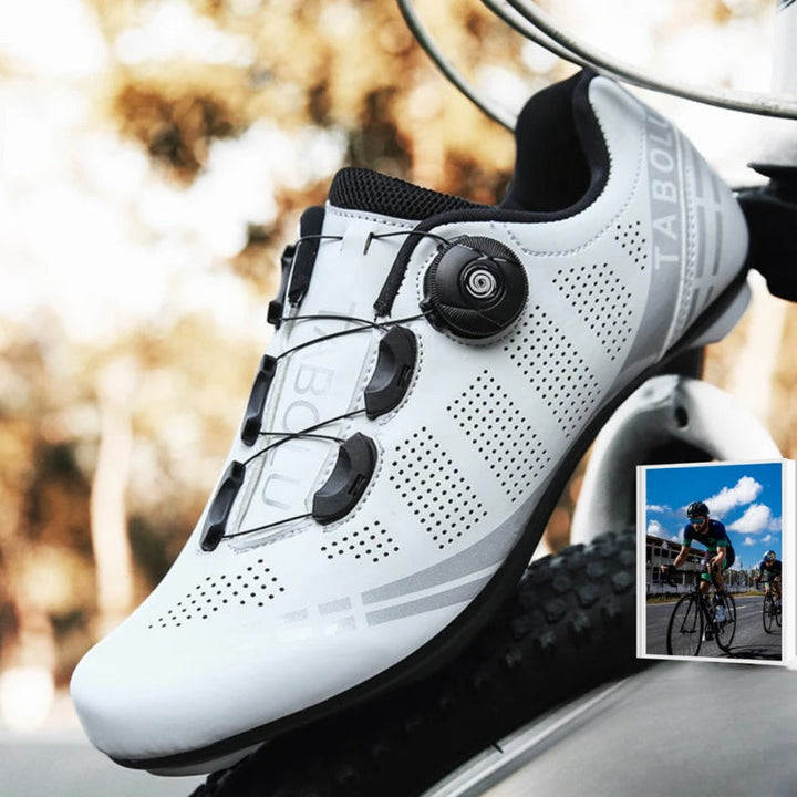 Scarpa da Ciclismo Uomo | Ultra Leggera & Traspirante | Adatta per Strada