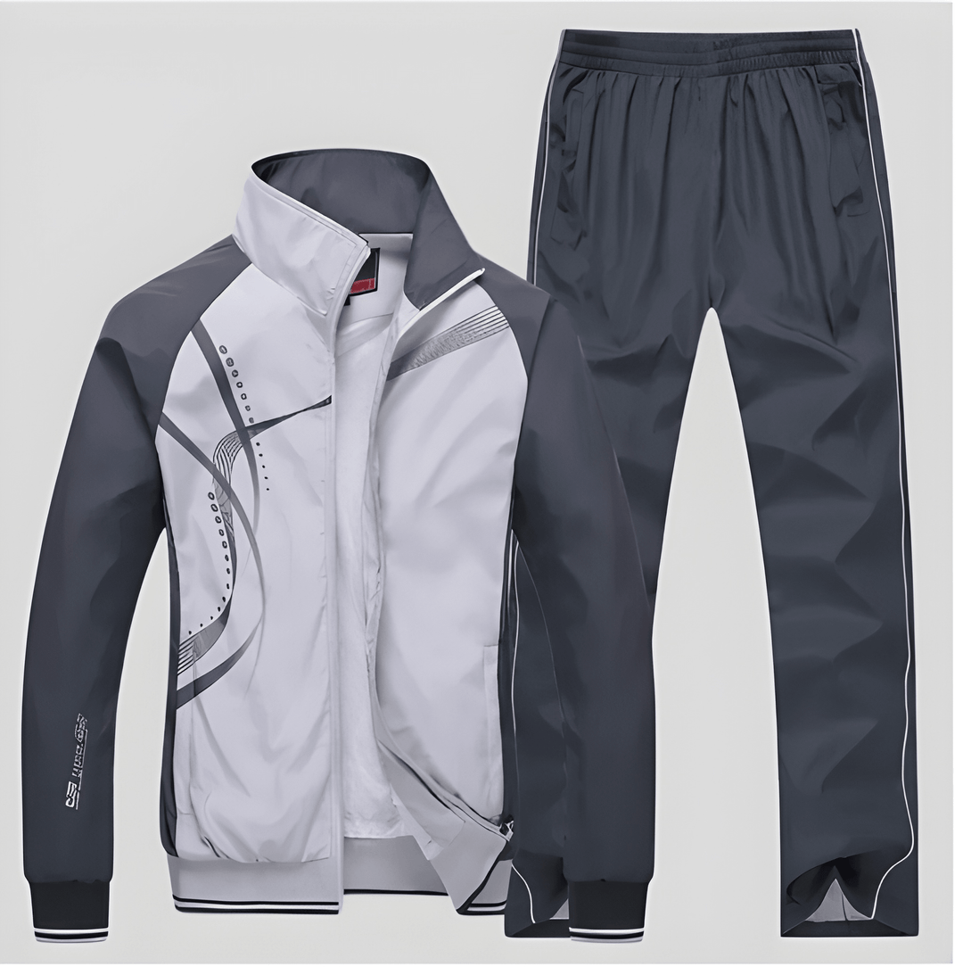 Tuta Uomo | Completo Due Pezzi | Look Sportivo Casual | 100% Poliestere