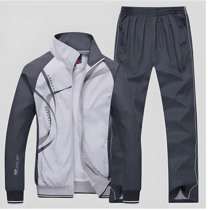 Tuta Uomo | Completo Due Pezzi | Look Sportivo Casual | 100% Poliestere